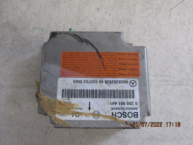 MERCEDES BENZ E CLASS W211 2003 AIRBAG CONTROL MODULE ECU 0285001441