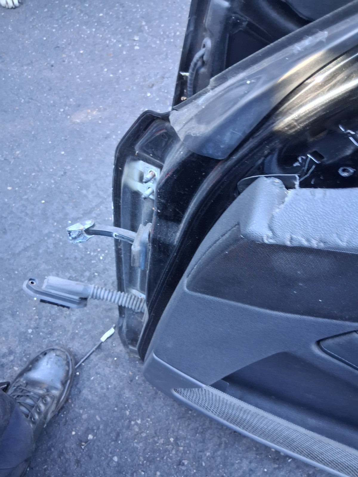 2004 BMW X3 E83 OSF DRIVER SIDE FRONT RIGHT COMPLETE DOOR BLACK