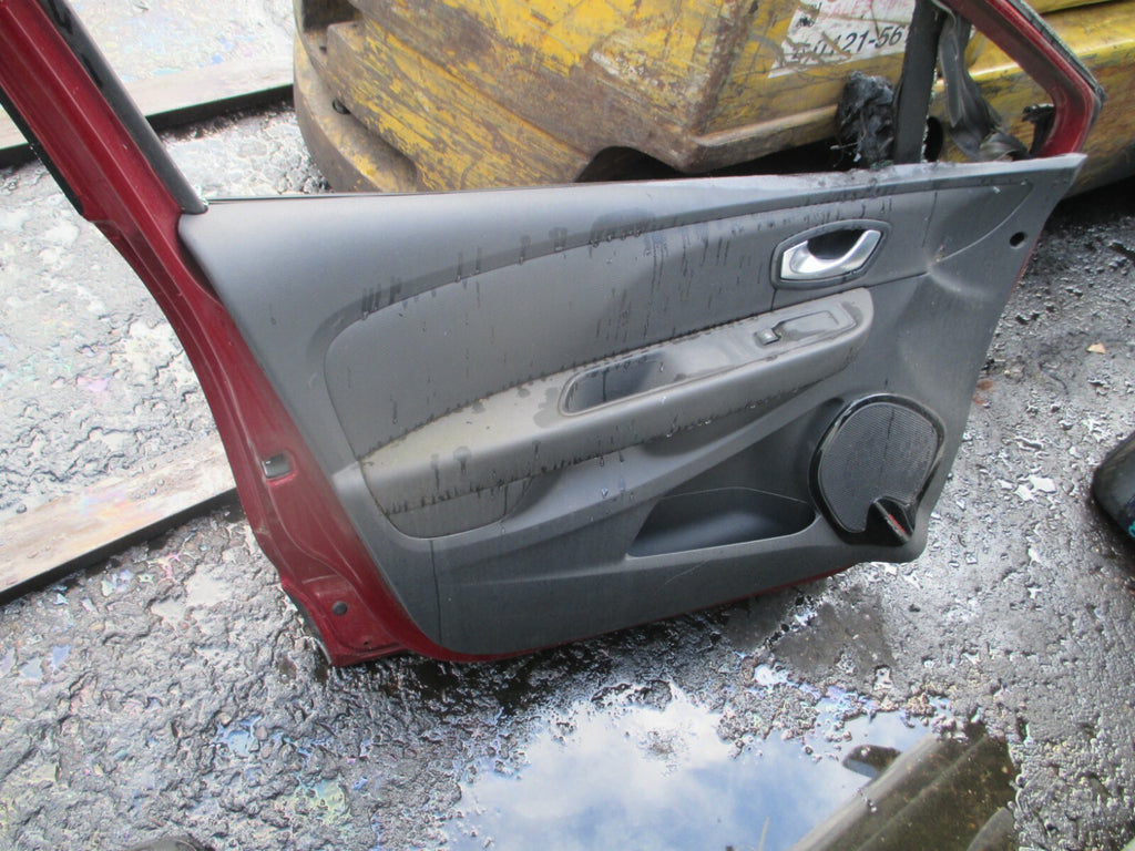 RENAULT CLIO MK4 2018 NSF PASSENGER FRONT DOOR SHELL FRAME QUARTER LIGHT GLASS