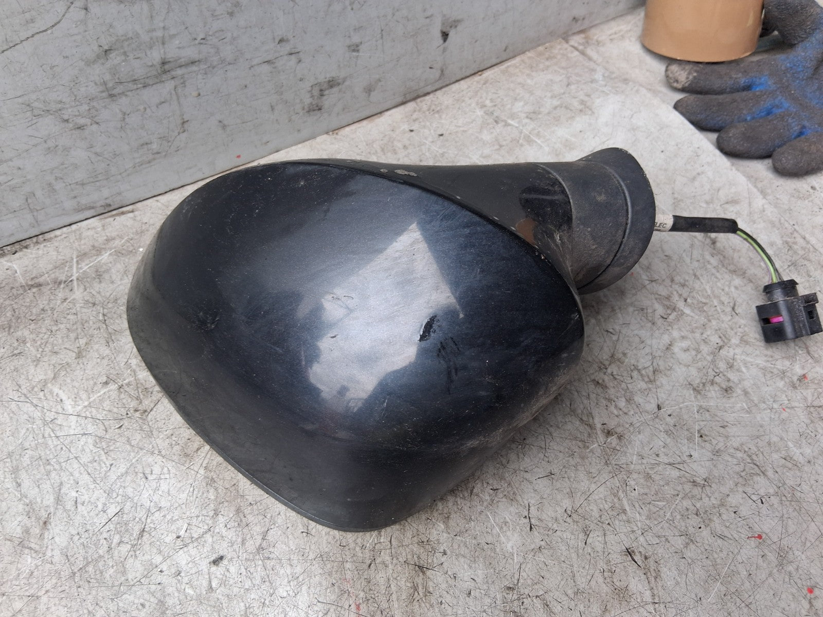 2010 SEAT LEON MK2 FACELIFT NSF PASSENGER SIDE ELECTRIC WING MIRROR BLACK 034456