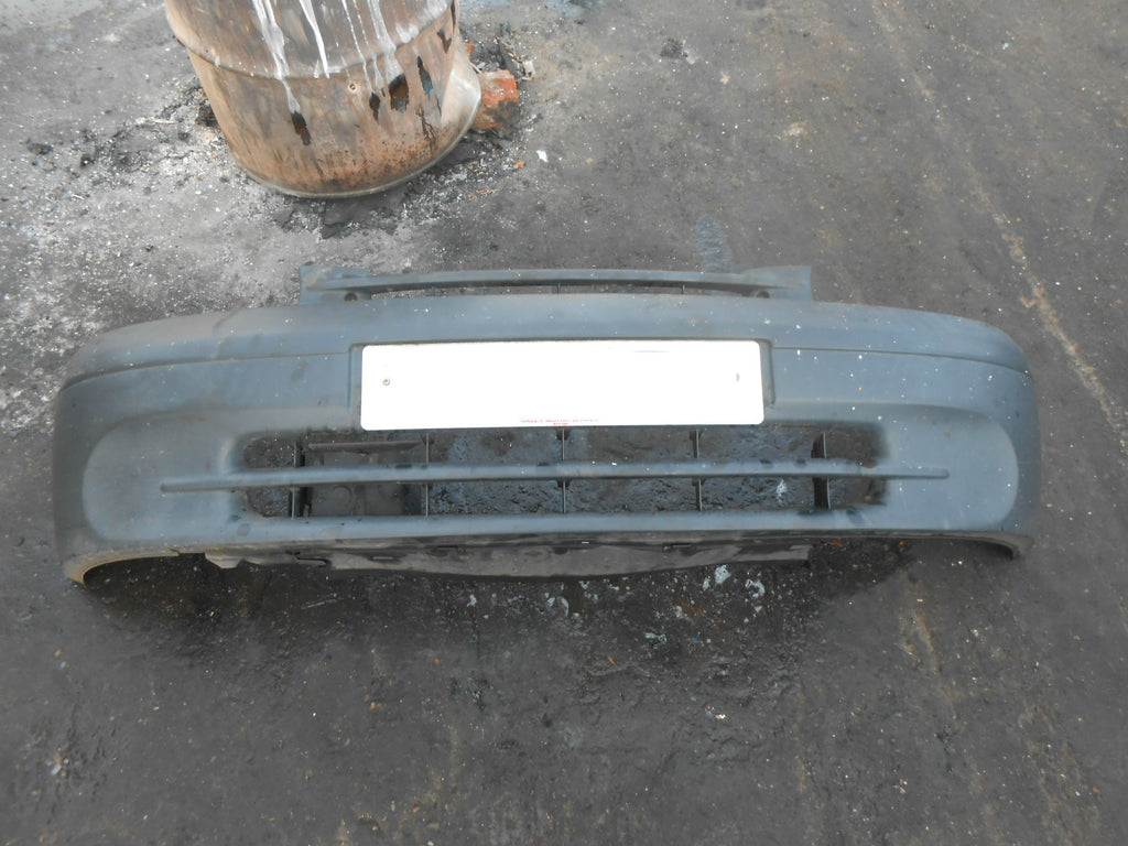 RENAULT KANGOO MK1 PH1 2001 COMPLETE BLACK PLASTIC FRONT BUMPER