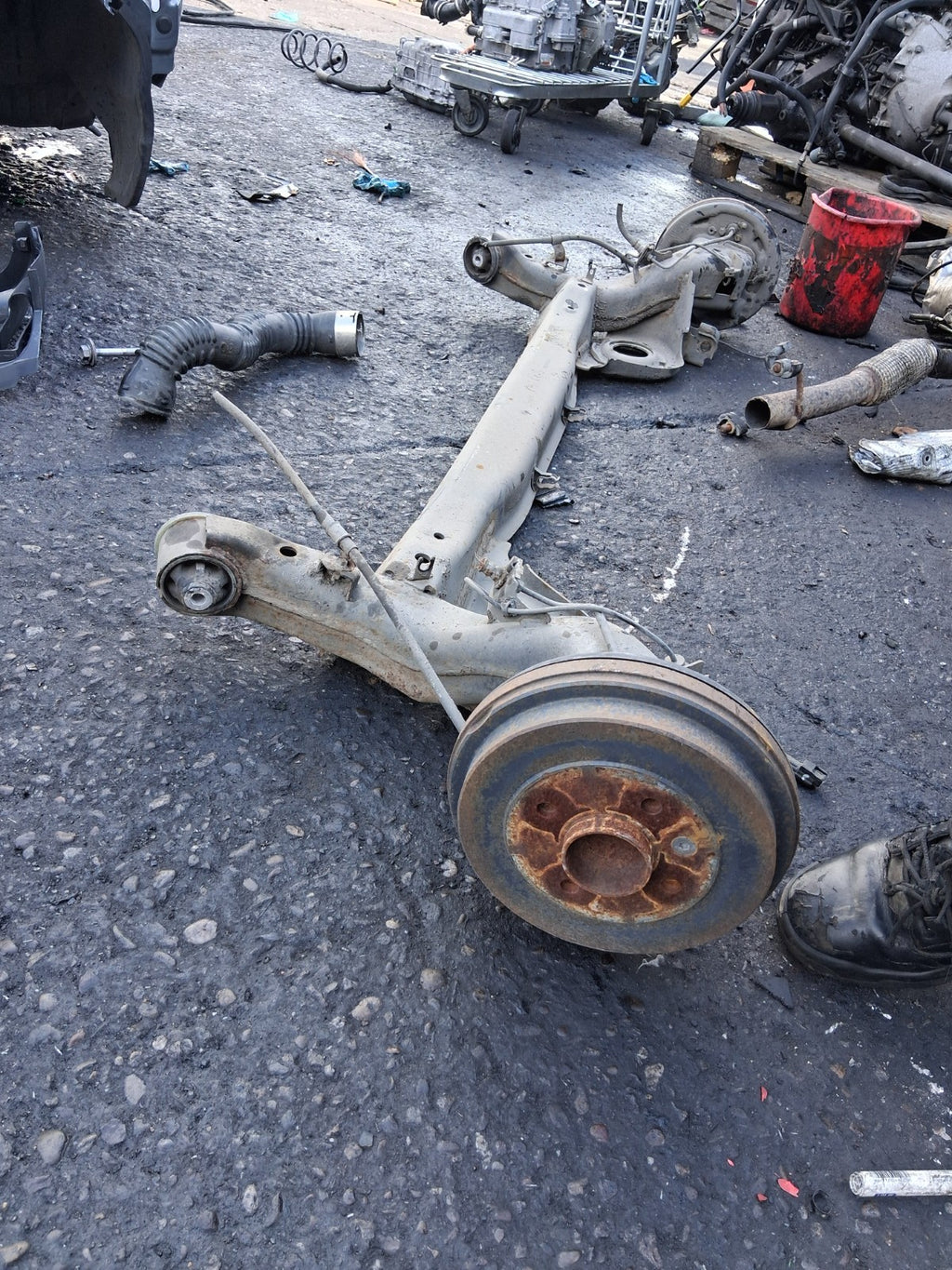 2018 NISSAN MICRA K14 COMPLETE  REAR AXLE DISC TYPE ASSEMBLY