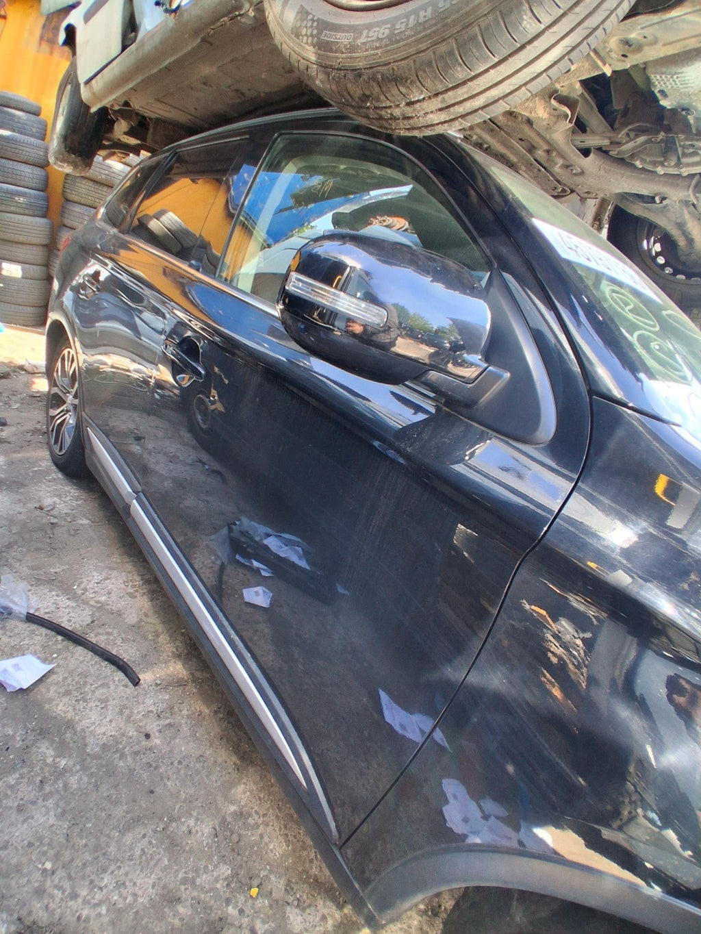 2018 MITSUBISHI OUTLANDER MK3 OSF DRIVER SIDE FRONT BARE DOOR AMETHYST BLACK X42