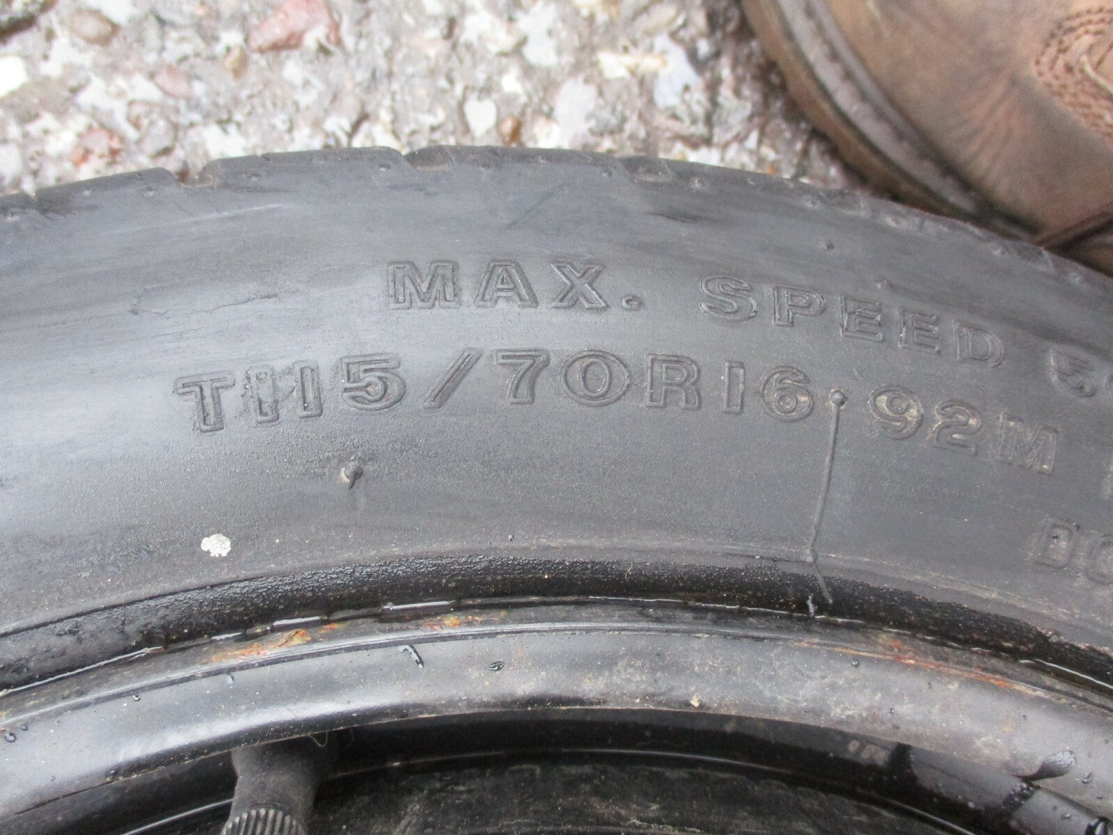 VAUXHALL SIGNUM FIRESTONE 5 STUD 16 INCH SPACE SAVER WHEEL 115/70 R16
