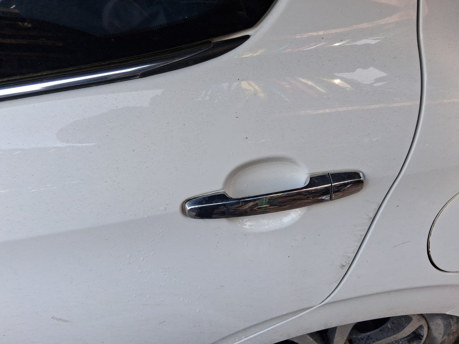 2018 CITROEN C1 MK2 NSR PASSENGER SIDE REAR COMPLETE DOOR LIPIZAN WHITE KWD
