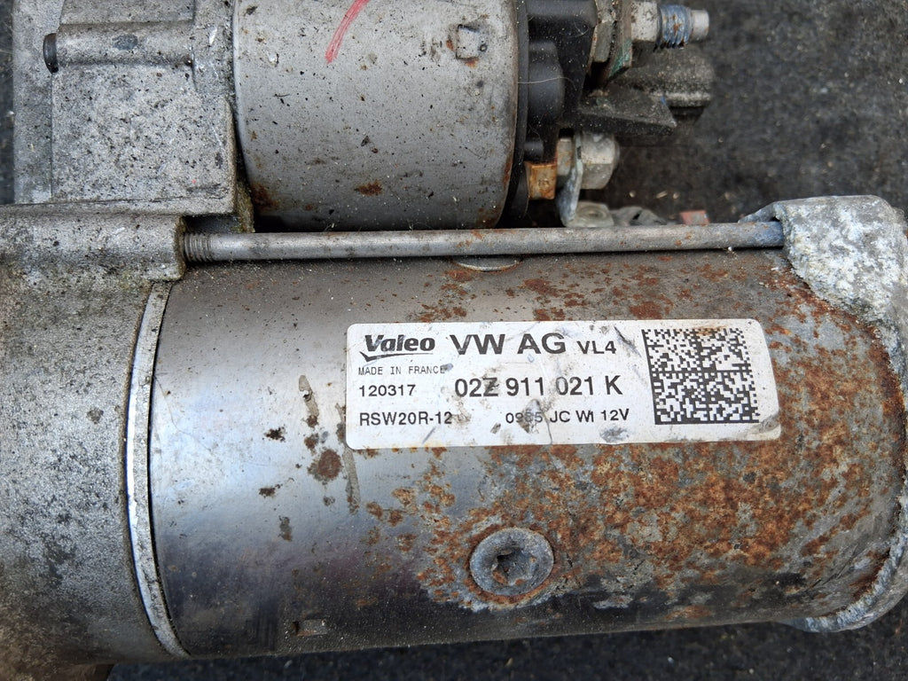 SEAT LEON MK3 2018 1.4 PETROL STARTER MOTOR 02Z911021K