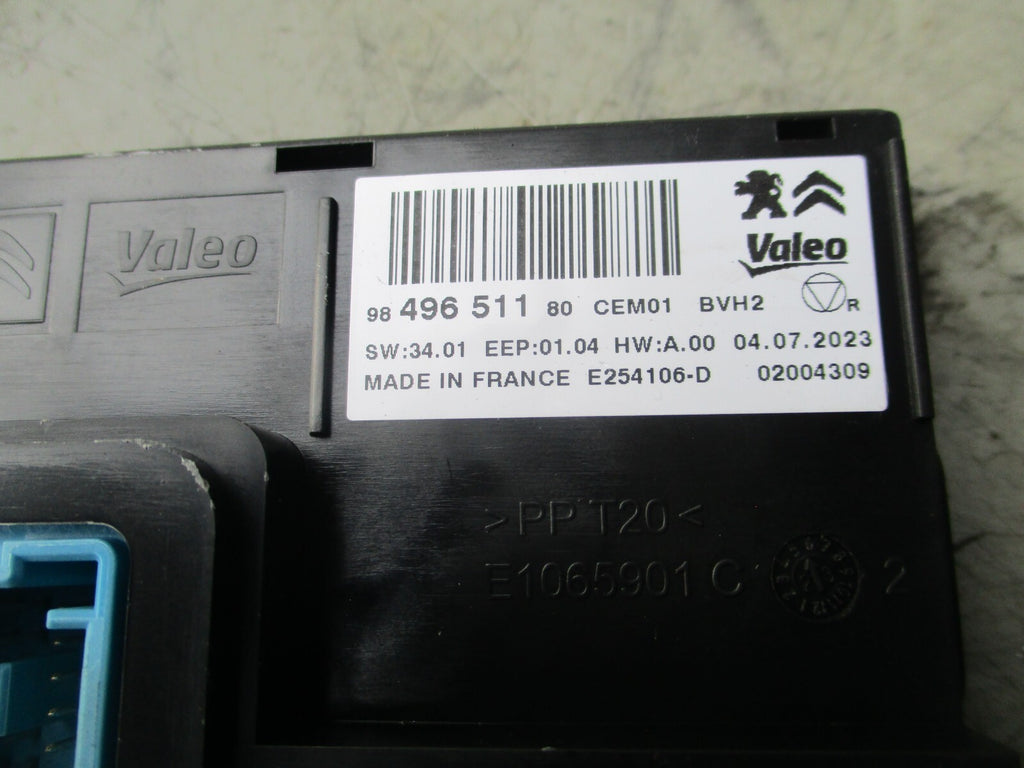 2023 VAUXHALL GRANDLAND AC HEATER CONTROL PANEL 9849651180