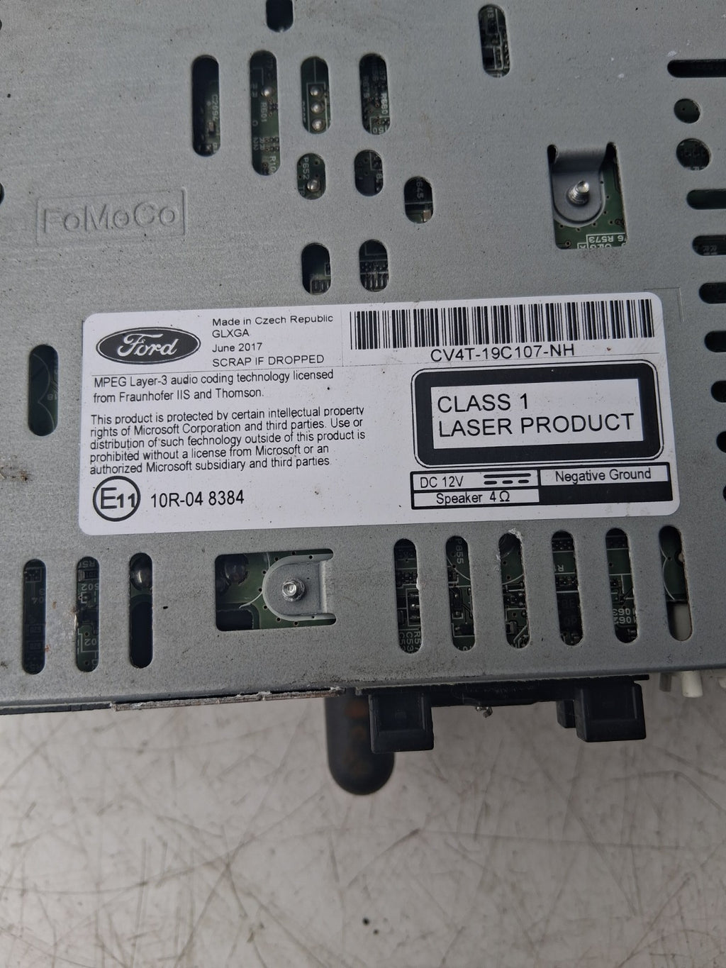 2013 FORD S MAX RADIO STEREO SAT NAV HEAD UNIT 10R048384