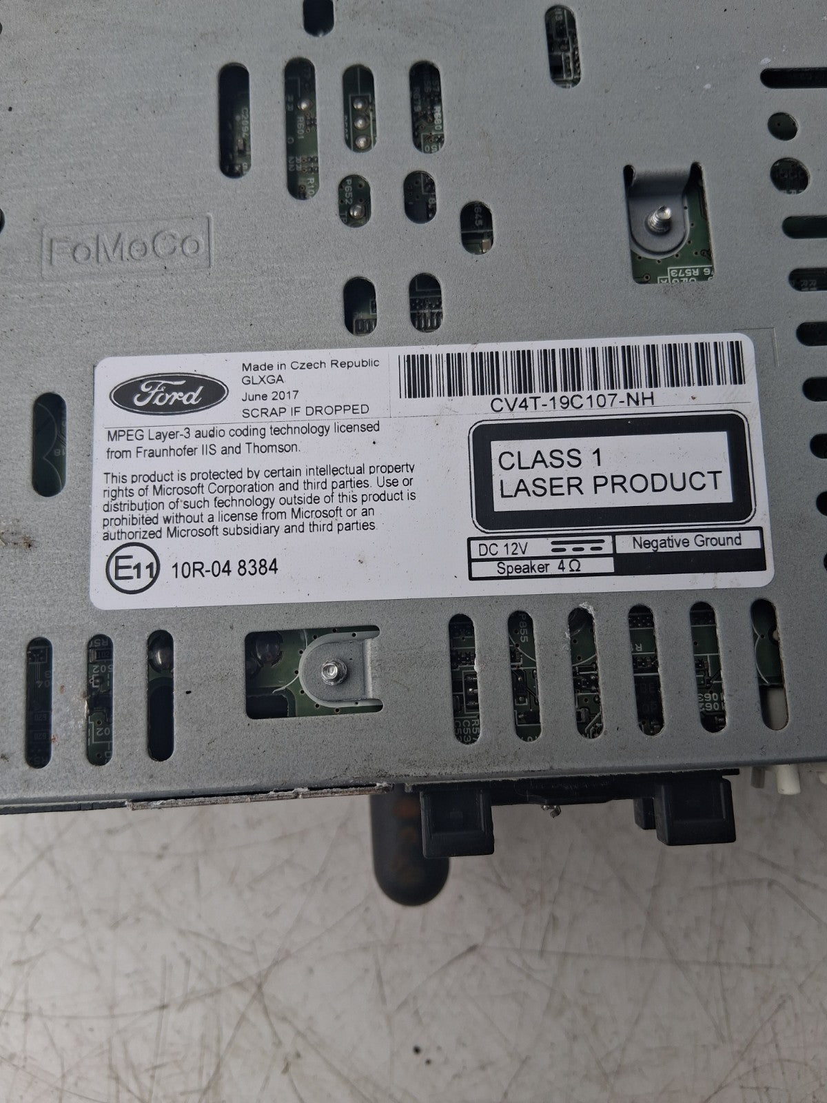 2013 FORD S MAX RADIO STEREO SAT NAV HEAD UNIT 10R048384