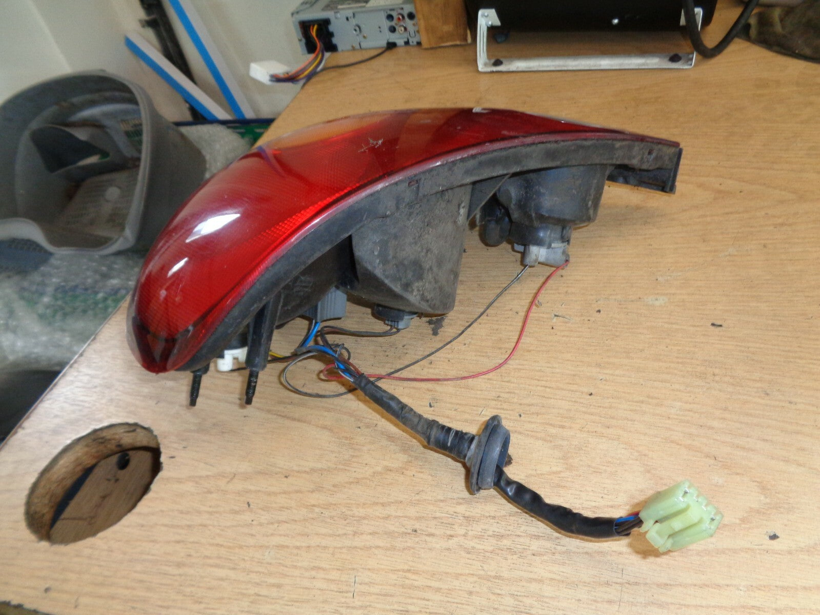 DAEWOO MATIZ 2003 FRONT PASSENGER SIDE HEADLIGHT HEAD LAMP 0320508332