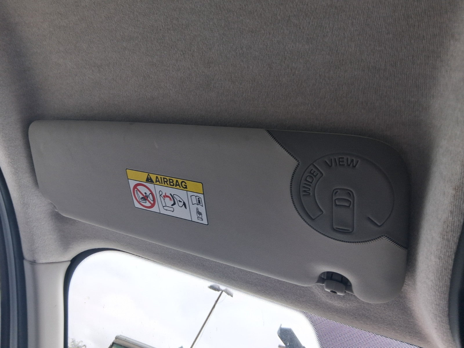 2024 RENAULT TRAFIC X82 MK3 NSF PASSENGER SIDE FRONT SUN VISOR SHADE