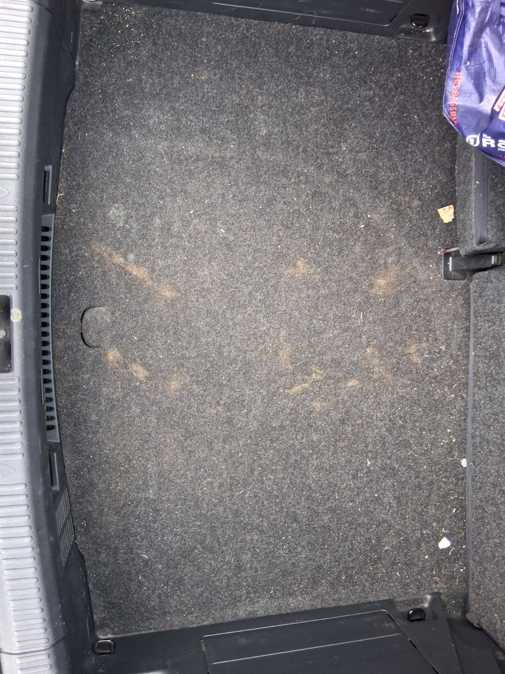 2020 SKODA FABIA MK3 NJ HATCHBACK REAR BOOT FLOOR LINER CARPET MAT