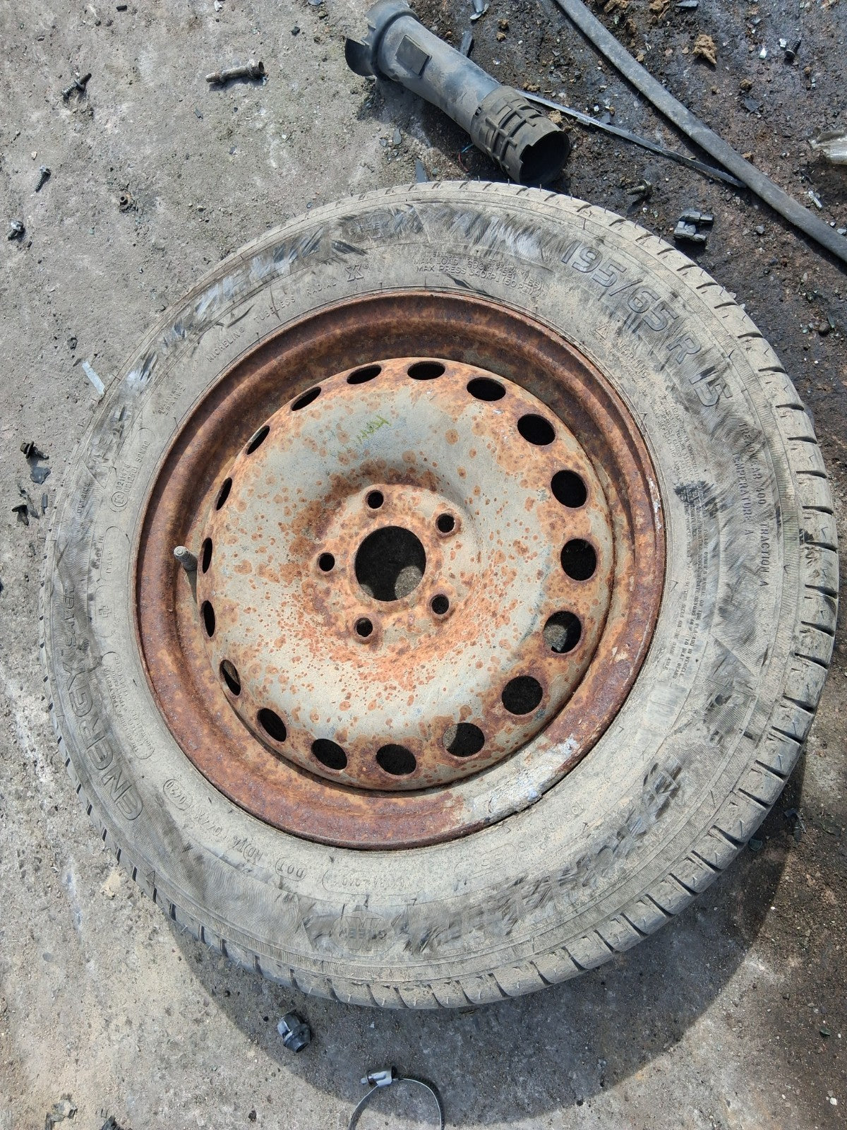 2020 RENAULT KANGOO MK2 15 INCH STEEL WHEEL WITH TYRE 195/65R15