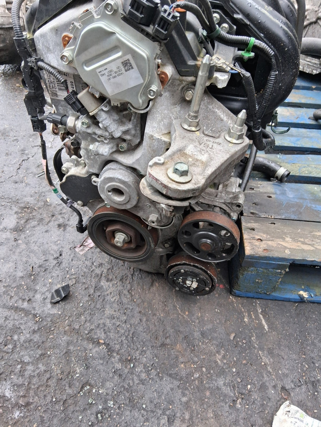2019 HONDA JAZZ 1.3 PETROL ENGINE BARE WITH PUMP & INJECTORS L13B2