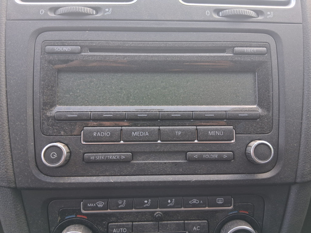 2012 VW VOLKSWAGEN GOLF MK6 RADIO CD PLAYER STEREO HEAD UNIT