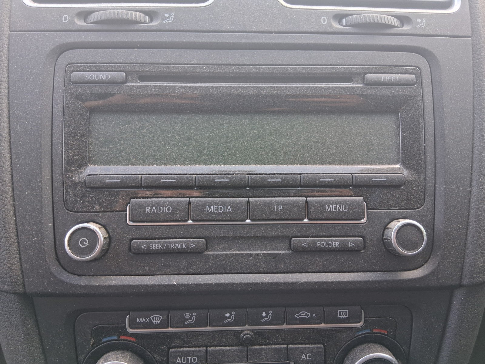 2012 VW VOLKSWAGEN GOLF MK6 RADIO CD PLAYER STEREO HEAD UNIT