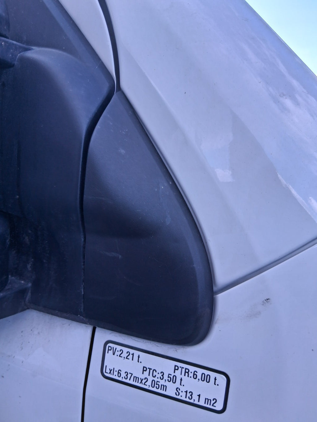 2025 CITROEN RELAY MK3 OS DRIVER SIDE WING MIRROR TRIM COVER