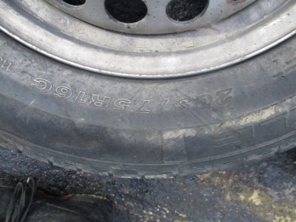 2022 VW VOLKSWAGEN CRAFTER MK2 16 INCH STEEL WHEEL WITH TYRE 205/75R16