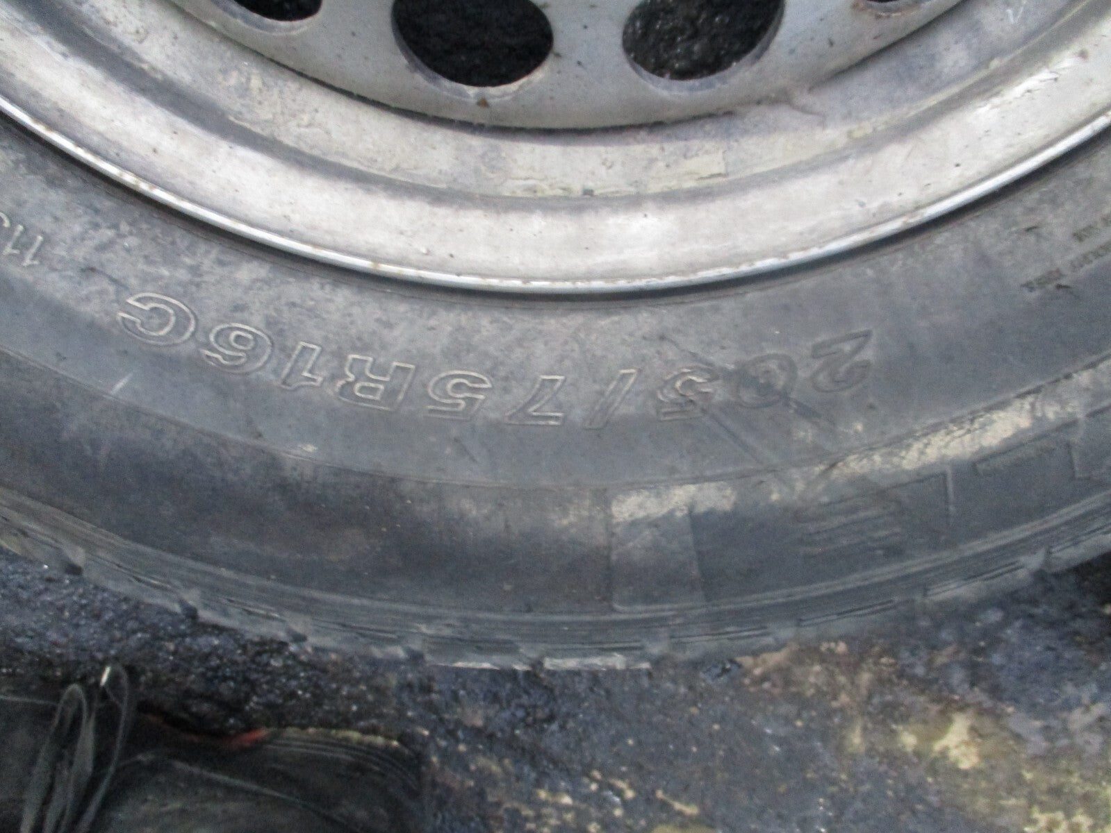 2022 VW VOLKSWAGEN CRAFTER MK2 16 INCH STEEL WHEEL WITH TYRE 205/75R16