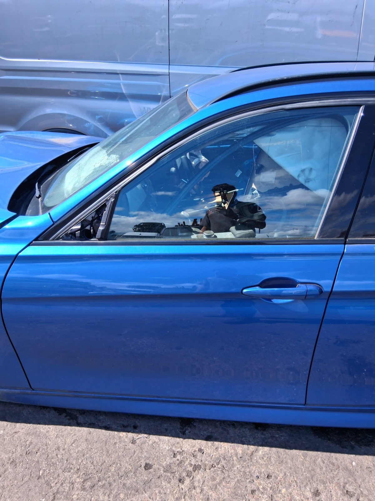 2019 BMW 3 SERIES F30 330i ESTATE LCI NSF PASSENGER BARE DOOR B45 ESTORIL BLUE