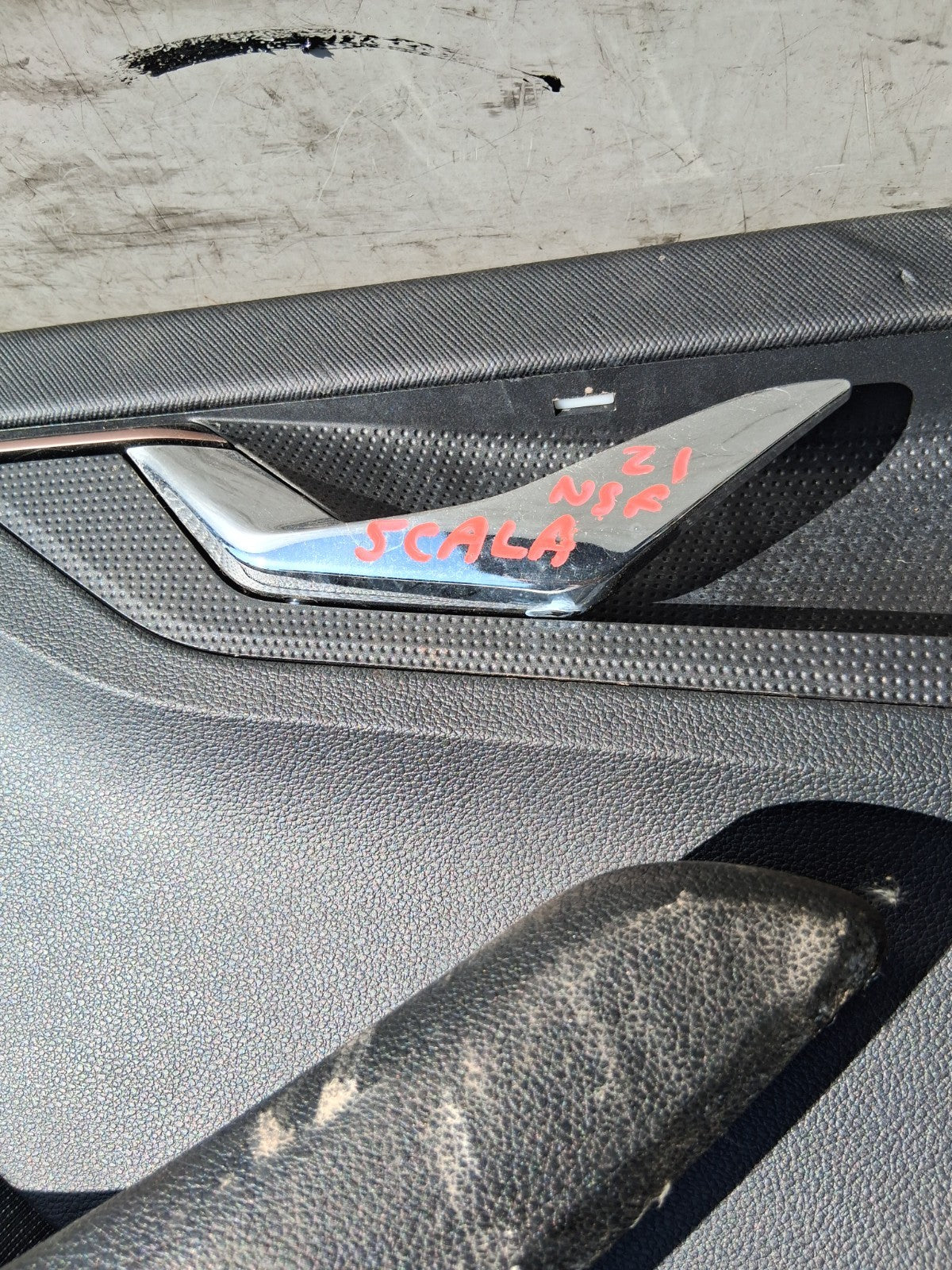 2021 SKODA SCALA NSR PASSENGER SIDE REAR DOOR CARD PANEL 656867013BR