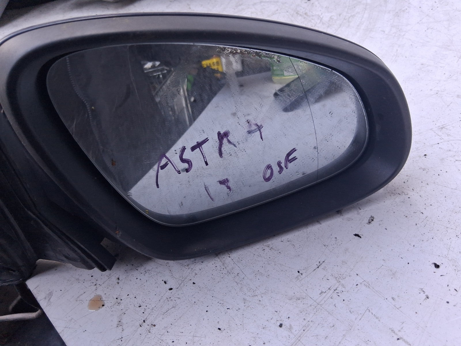 2013 VAUXHALL ASTRA J OSF DRIVER SIDE RIGHT ELECTRIC WING MIRROR BLUE 13308362