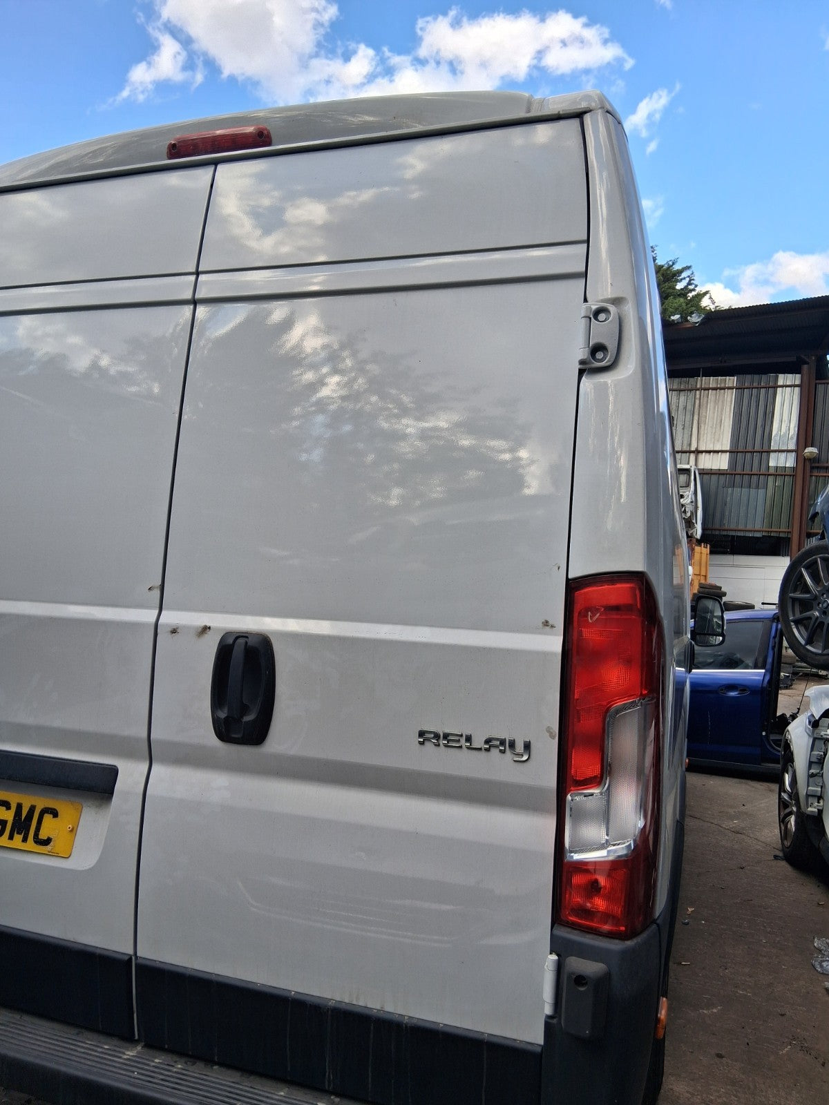 2025 CITROEN RELAY MK3 OSR DRIVER SIDE REAR COMPLETE DOOR WHITE