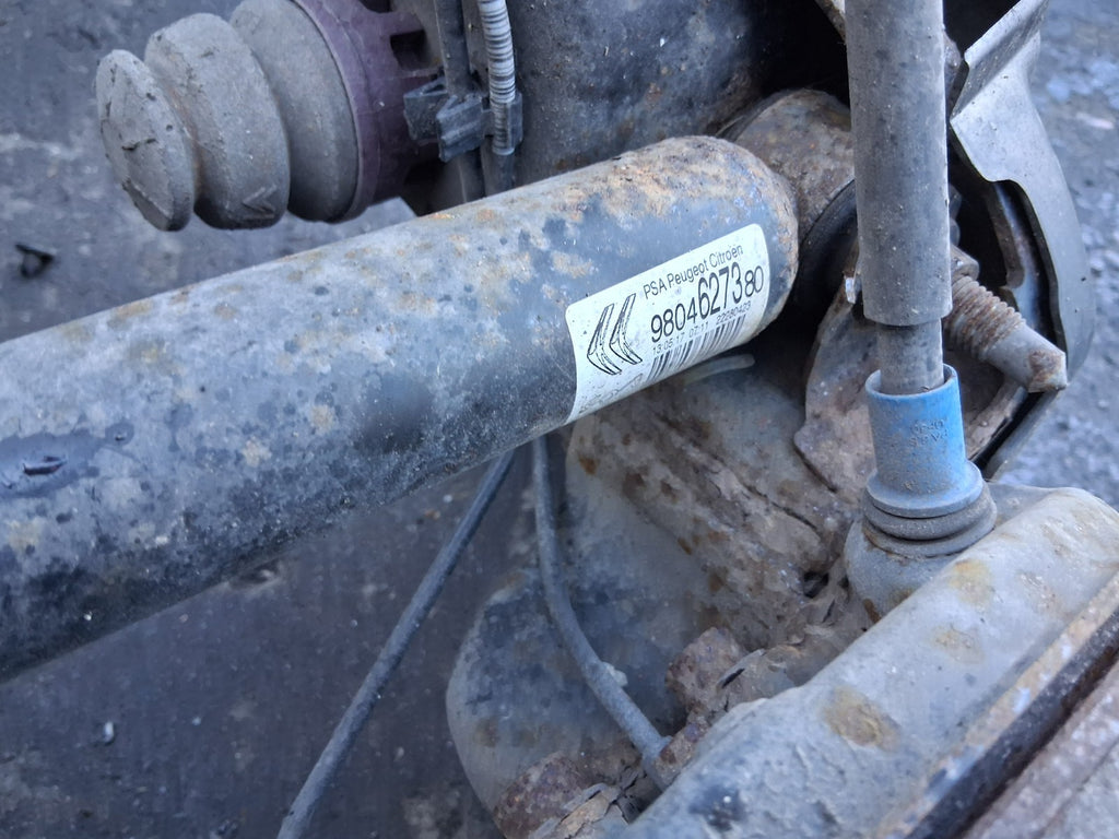 2012 PEUGEOT 208 COMPLETE REAR AXLE DISC TYPE