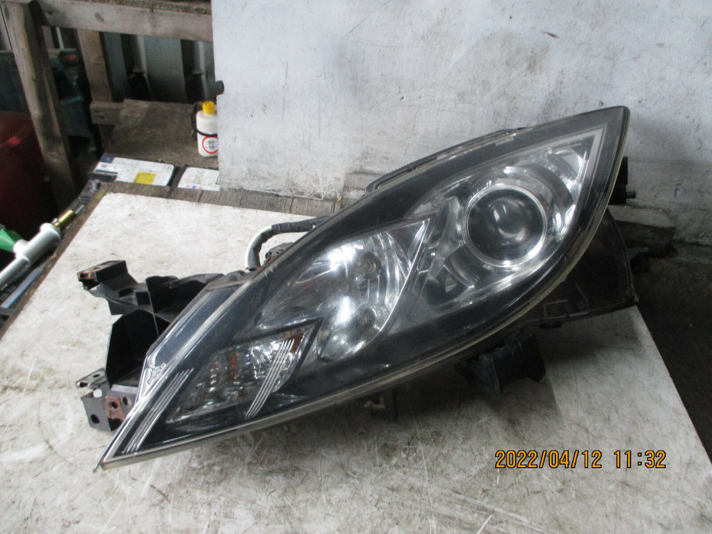 MAZDA 6 2011 NSF PASSENGER SIDE FRONT HEADLIGHT HEADLAMP