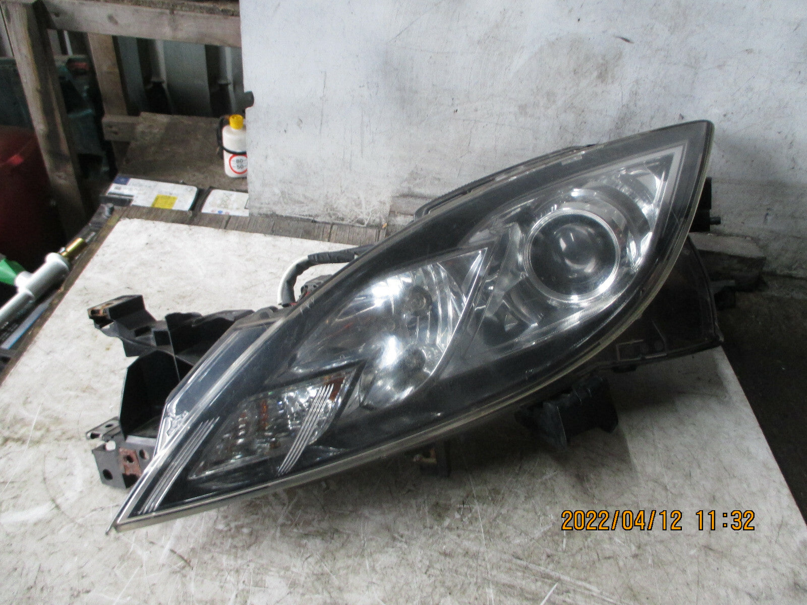 MAZDA 6 2011 NSF PASSENGER SIDE FRONT HEADLIGHT HEADLAMP