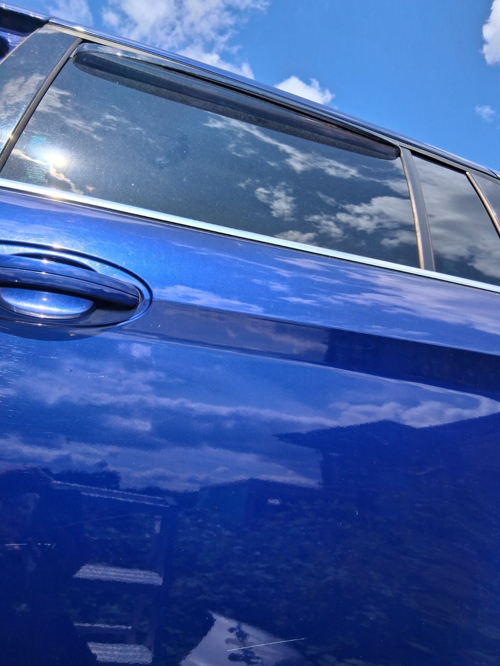 2015 FORD GRAND C MAX MK2 NSR PASSENGER REAR BARE SLIDING DOOR IMPACT BLUE HE