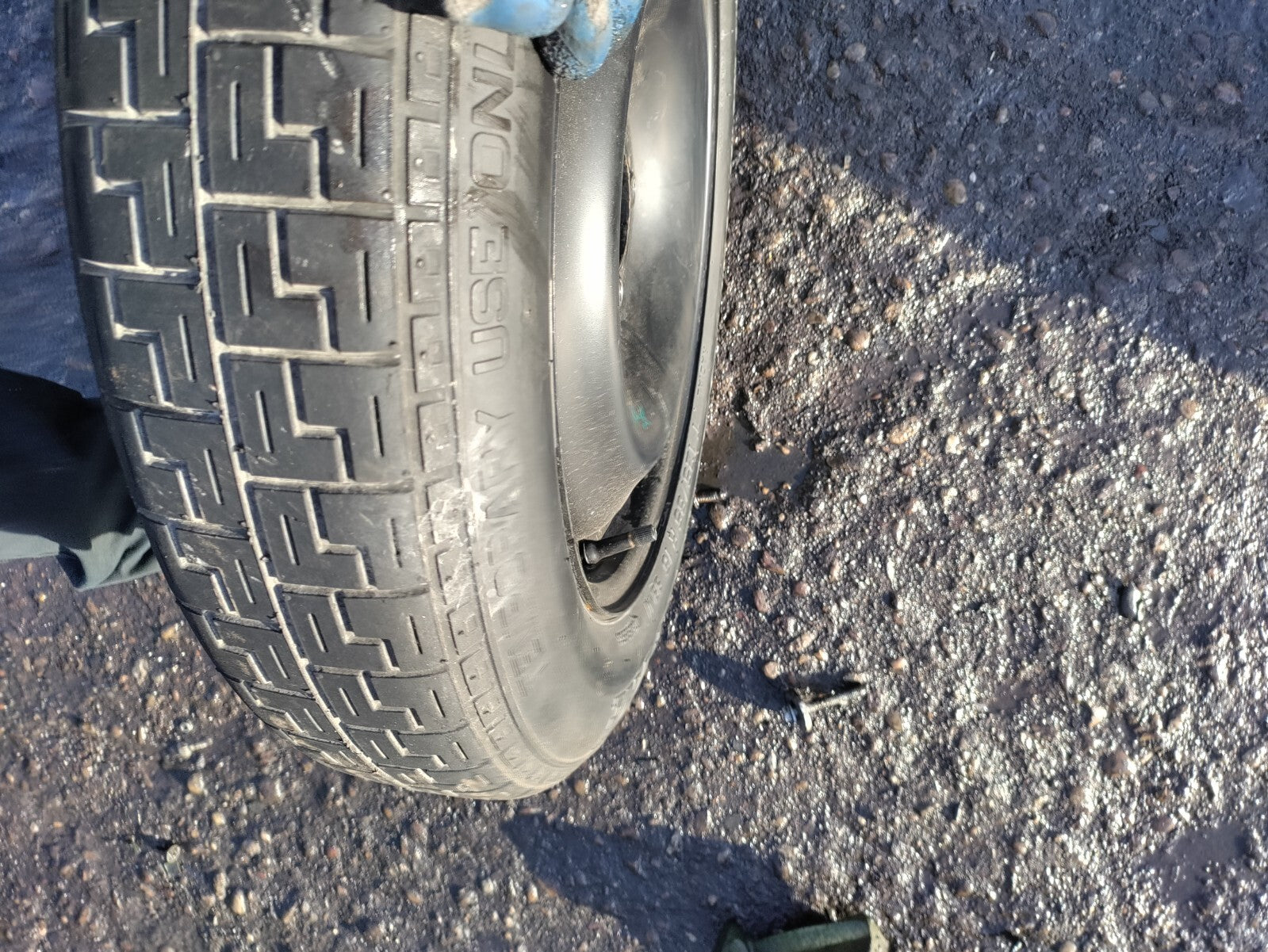 2007 FORD FOCUS MK2 16 INCH SPACESAVER WHEEL WITH TYRE T125/85R16