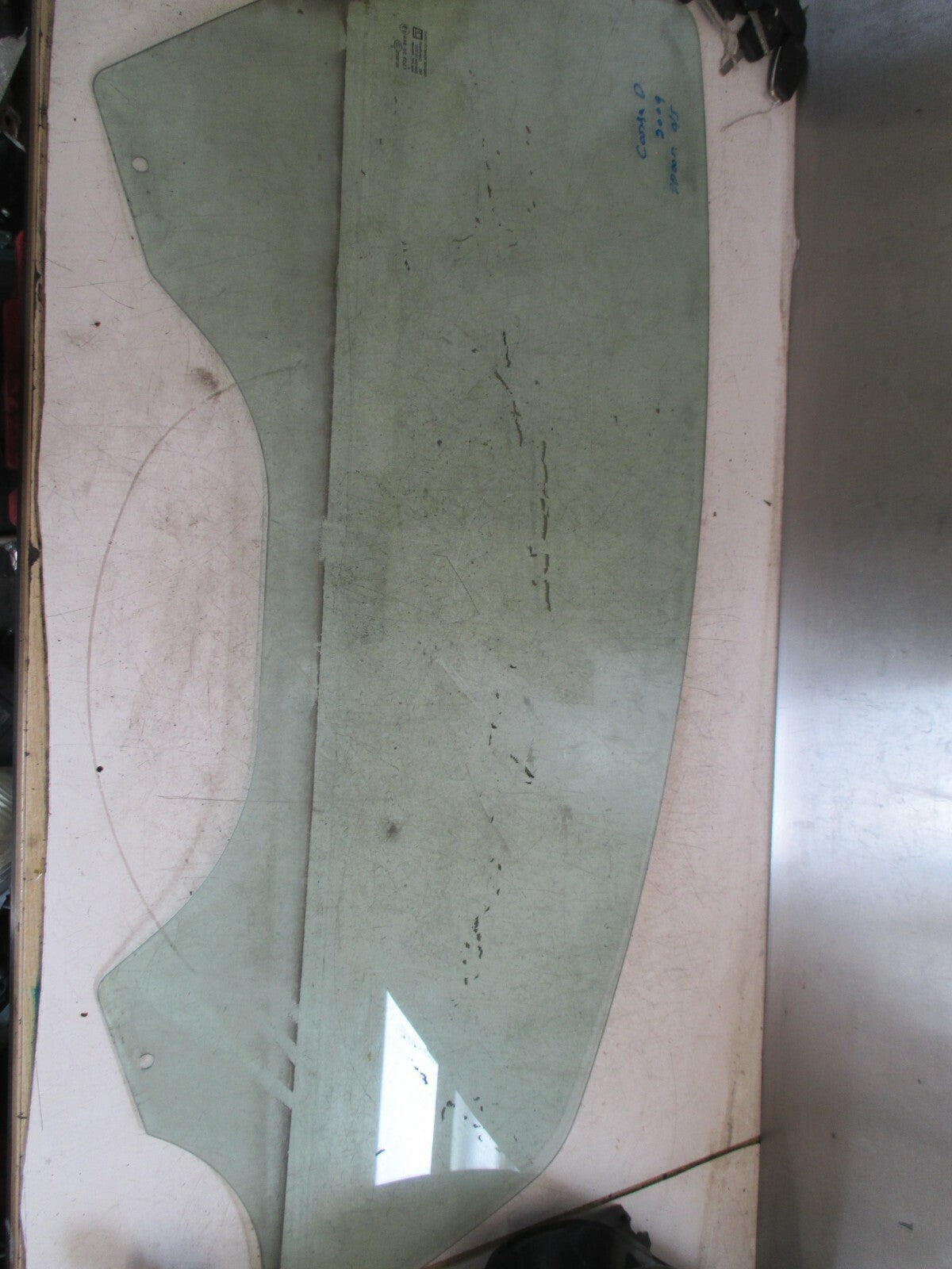 VAUXHALL CORSA D 2009 2 DOOR OS FRONT DRIVER SIDE WINDOW DOOR GLASS