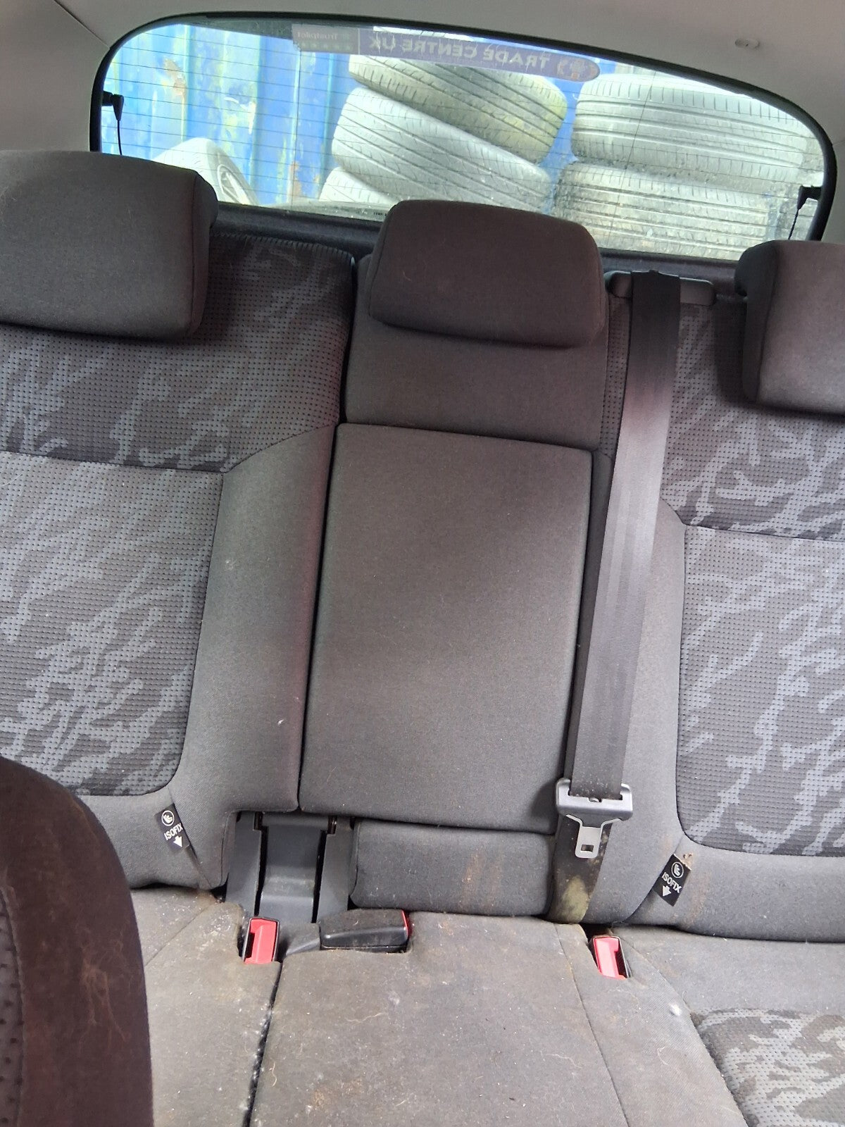 2012 PEUGEOT 3008 MK1 REAR BACK SEAT CENTER CONSOLE BENCH SEAT COMPLETE FABRIC