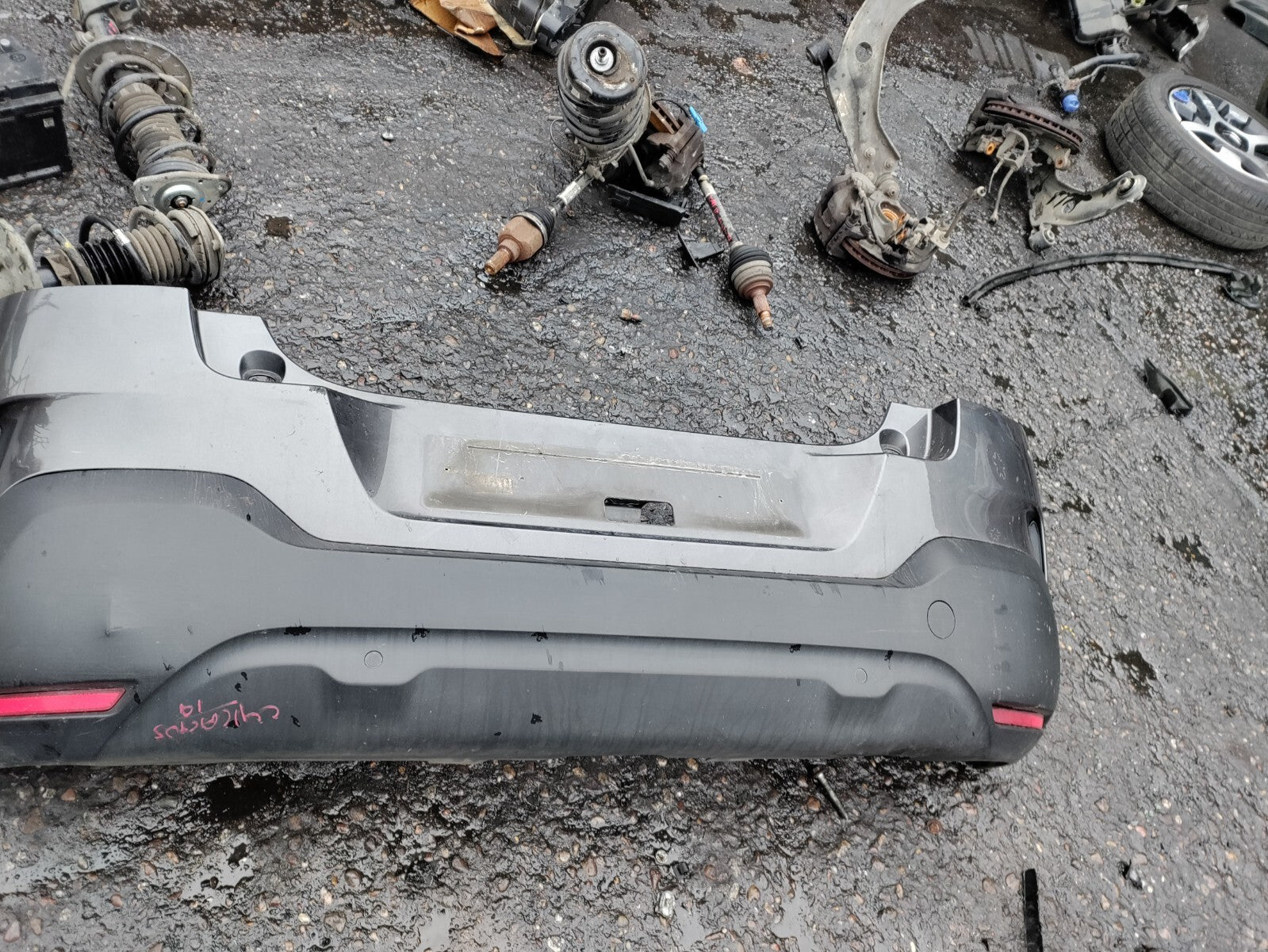 2019 CITROEN C4 CACTUS REAR COMPLETE BUMPER GREY
