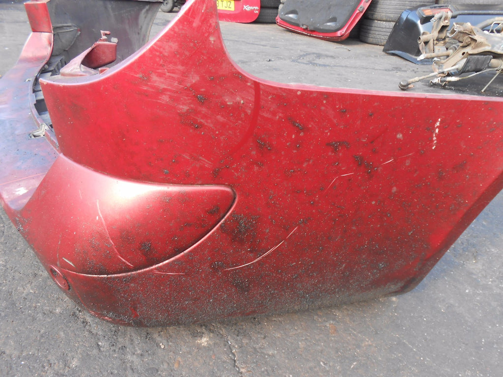 RENAULT LAGUNA 2005 2 MK2 ESTATE REAR BUMPER BURGUNDY RED