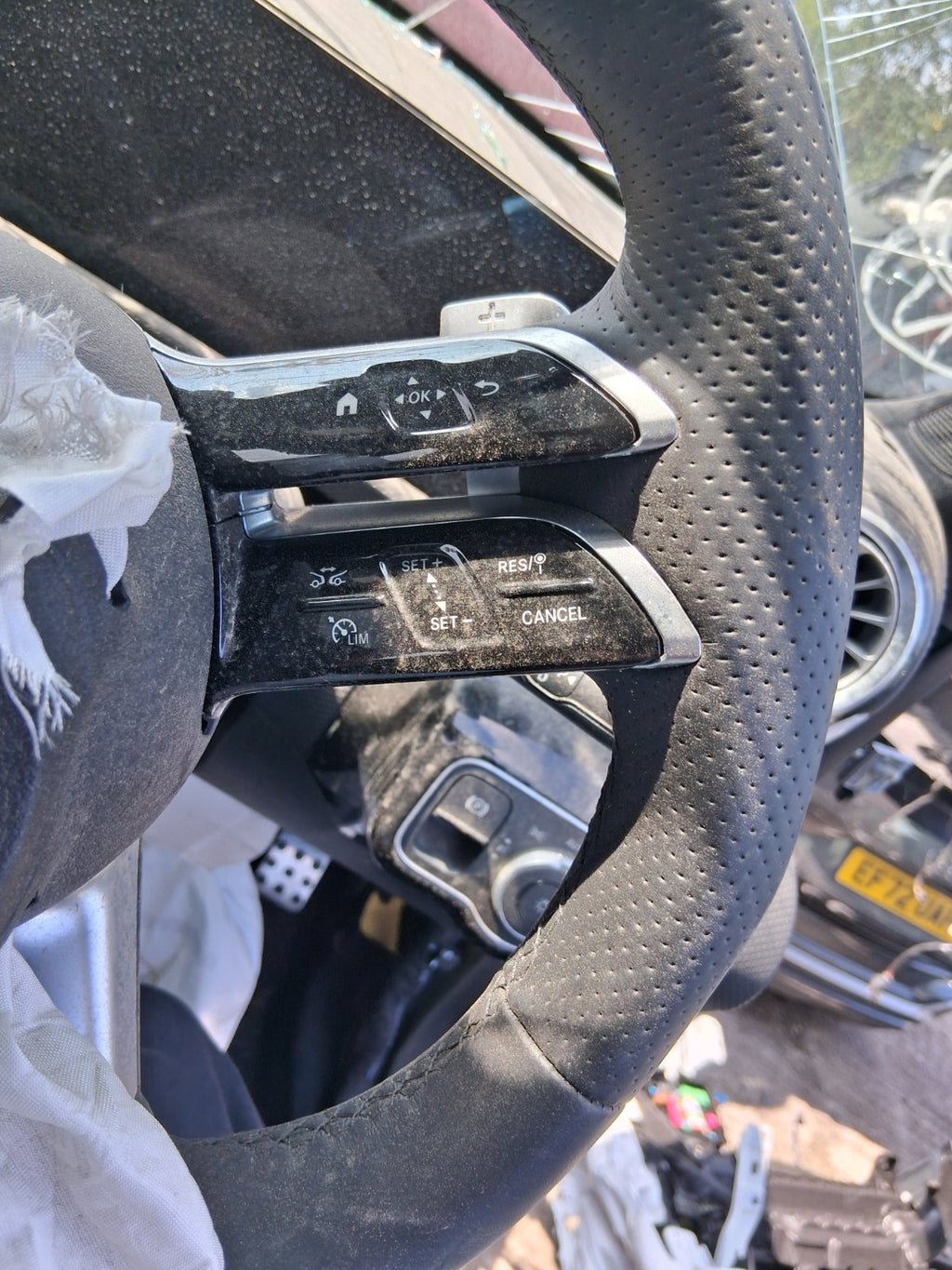 2023 MERCEDES CLA C118 FACELIFT MULTIFUNCTIONAL STEERING WHEEL BLACK