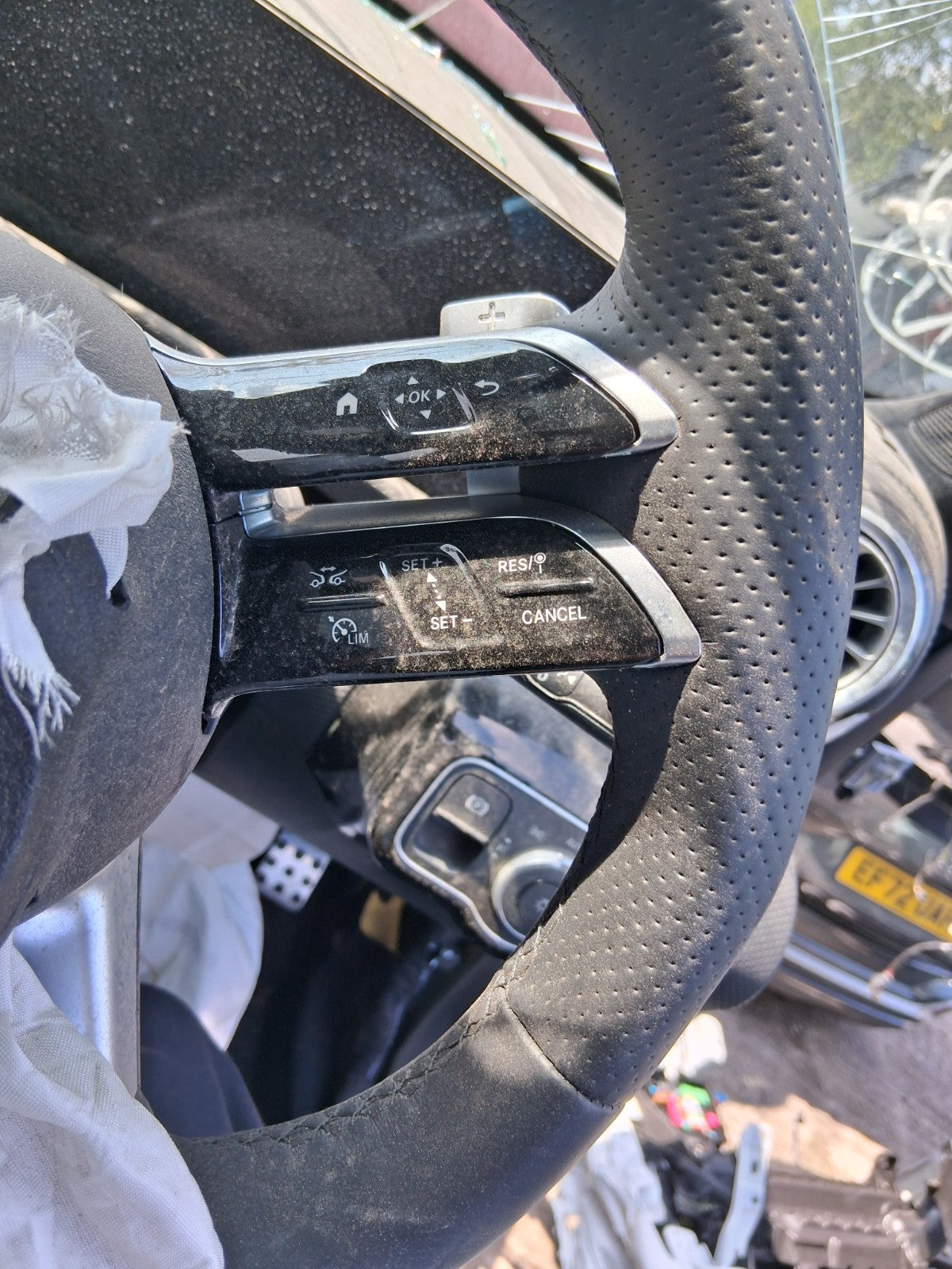2023 MERCEDES CLA C118 FACELIFT MULTIFUNCTIONAL STEERING WHEEL BLACK
