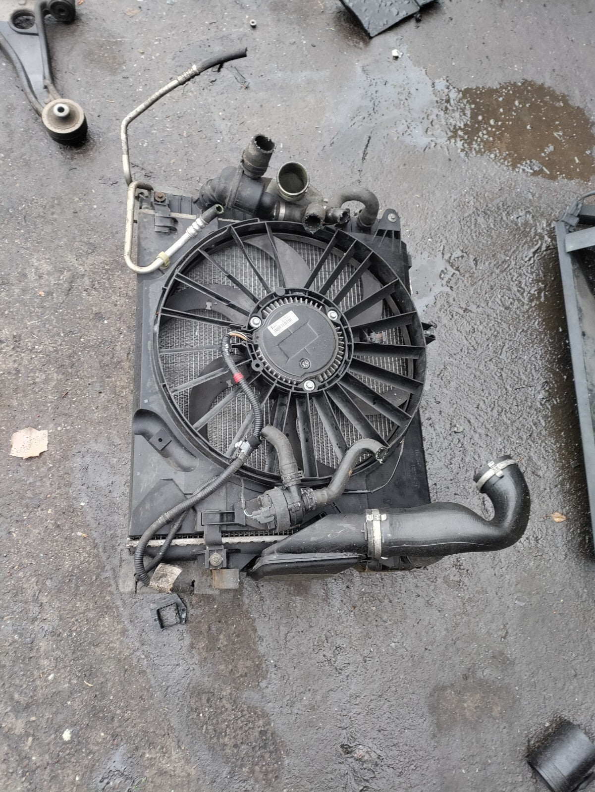 2009 JAGUAR XF X250 2.7 DIESEL COMPLETE RADIATOR RAD PACK 8X2319E839CC