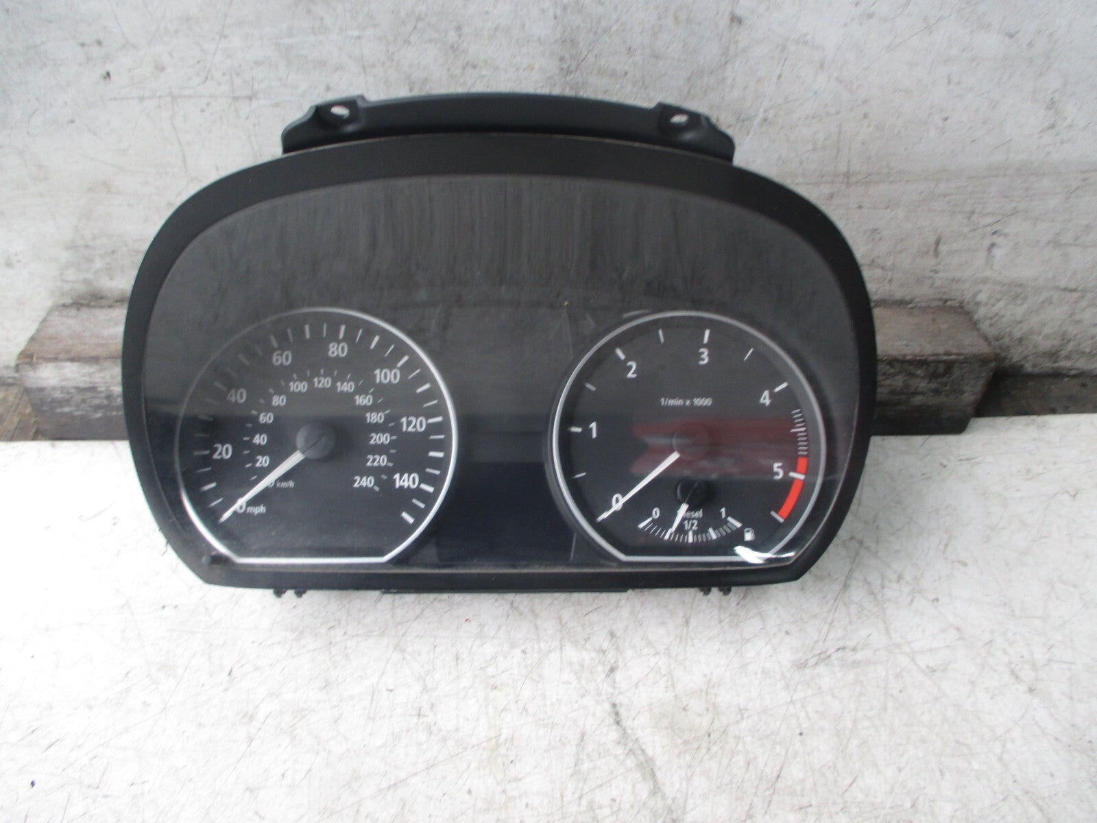 BMW 1 SERIES E87 2006 SPEED SPEEDOMETER INSTRUMENT 1024982