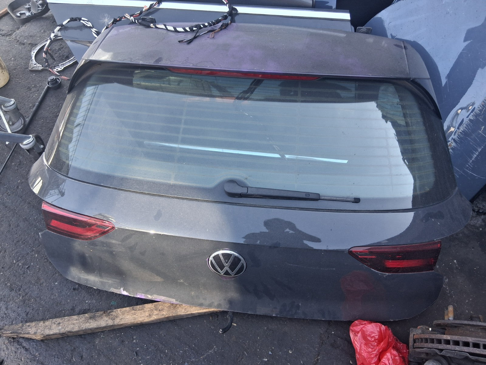 2023 VW VOLKSWAGEN GOLF MK8 HATCH BARE TAILGATE BOOTLID URANO GREY LI7F
