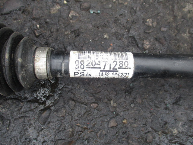 2020 CITROEN BERLINGO MK3 1.5 DIESEL NSF DRVER SIDE DRIVESHAFT 9820471280