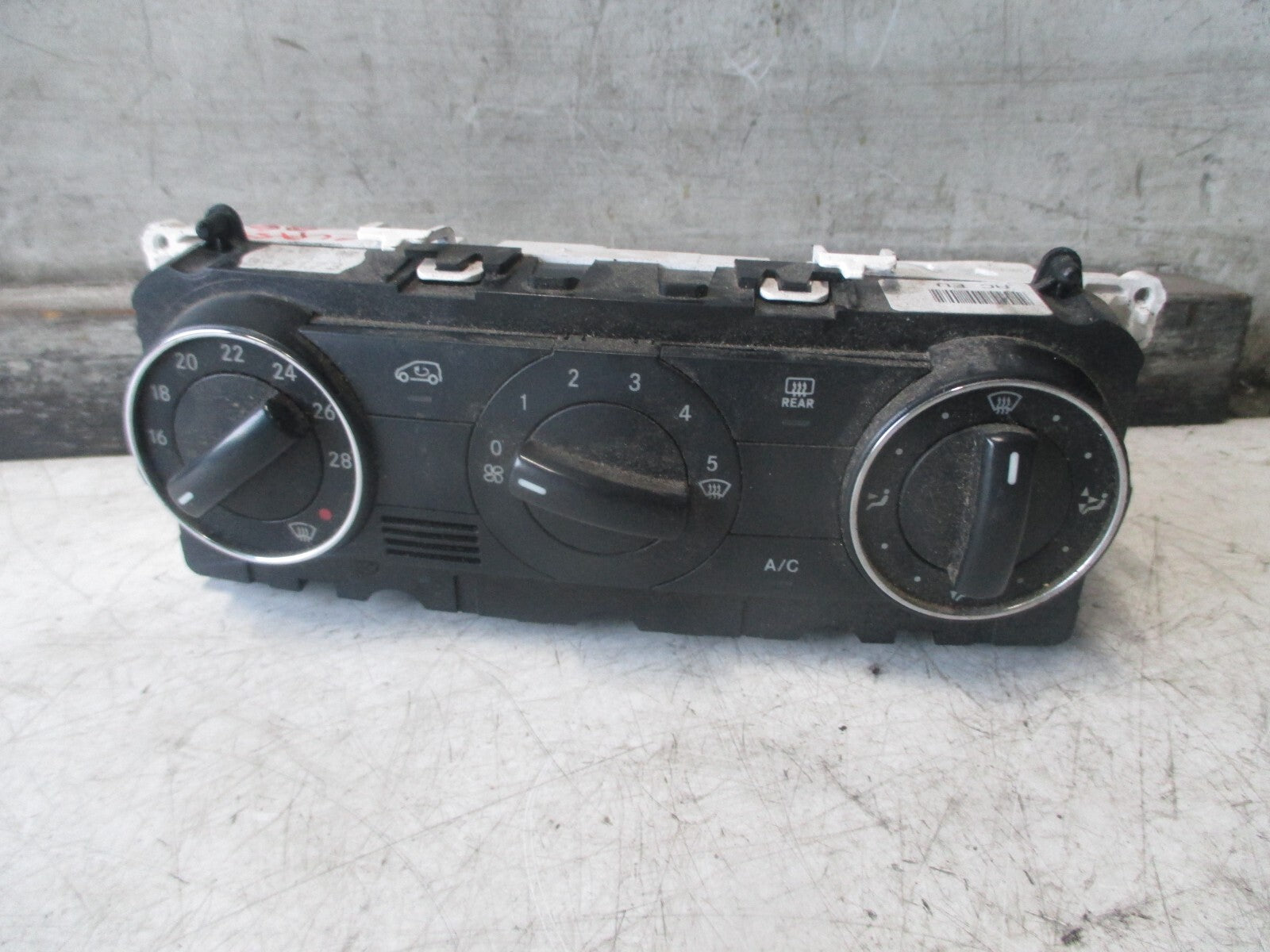 MERCEDES BENZ A CLASS 2006 W169 HEATER AC CLIMATE CONTROL SWITCH A1698301785