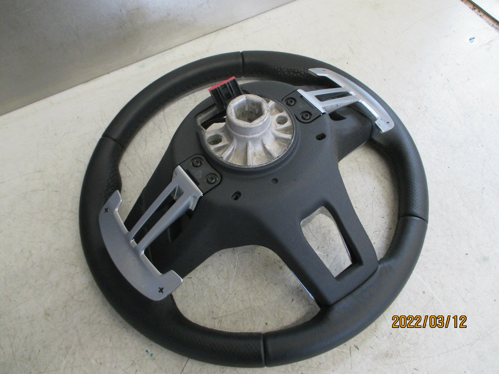 2019 JAGUAR XE R LINE MULTIFUNCTION LEATHER STEERING WHEEL lx733f563fb8pvj