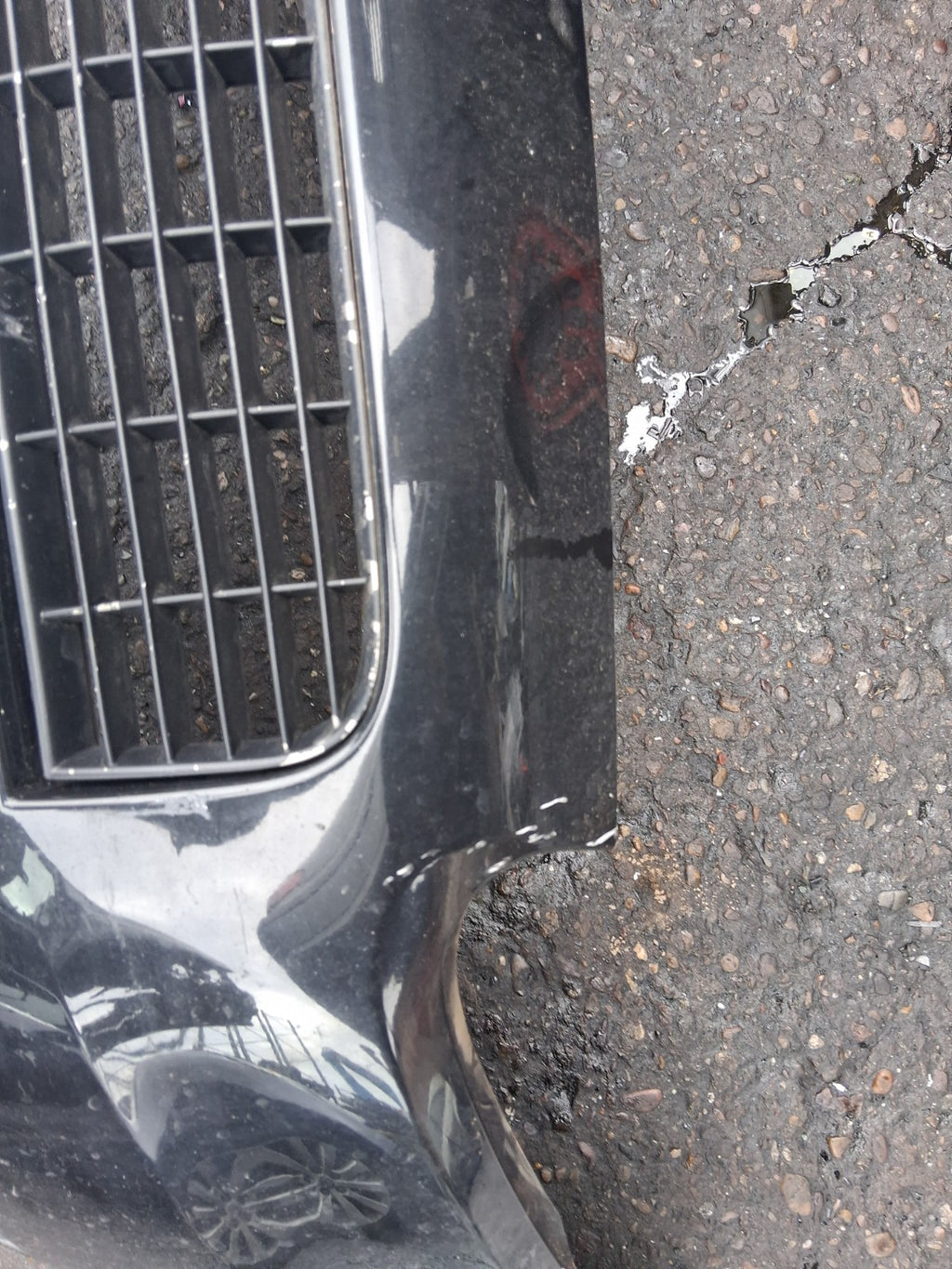 2007 FIAT PUNTO MK3 3 DOOR FRONT COMPLETE BUMPER BLACK