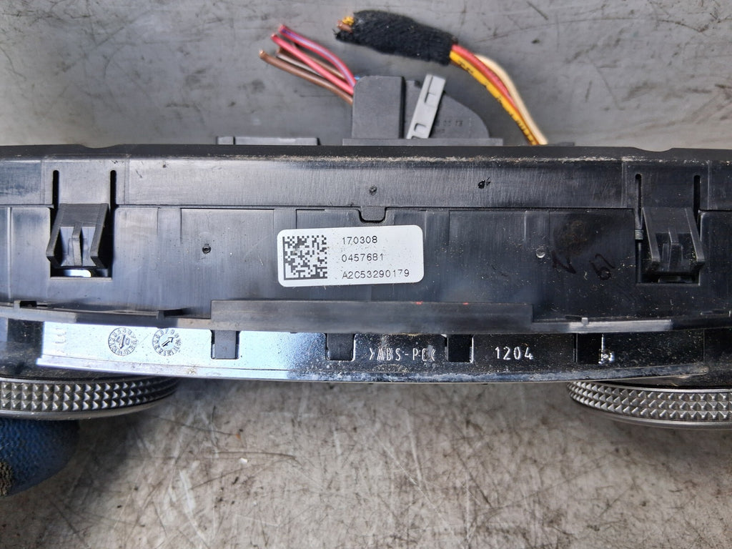 2008 MERCEDES C CLASS ESTATE AC HEATER CLIMATE CONTROL SWITCH PANEL A2C53290179