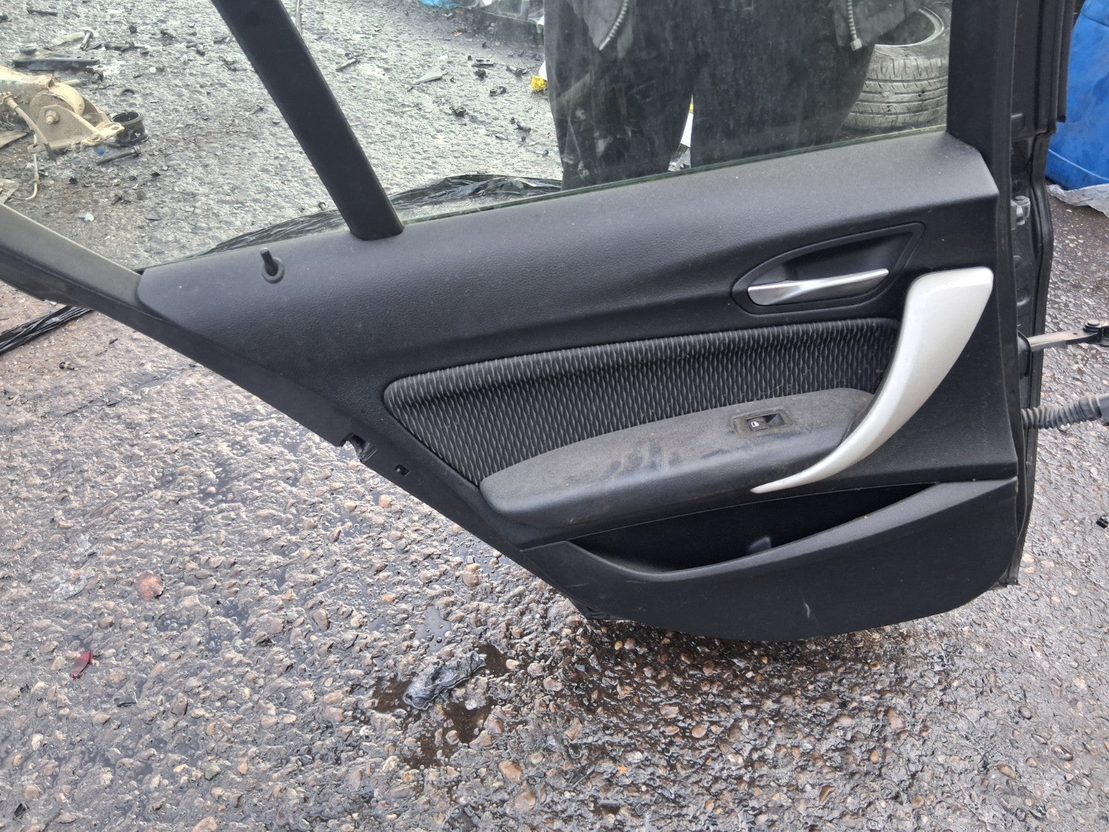 2016 BMW 1 SERIES F20 LCI NSR PASSENGER SIDE REAR BARE DOOR GREY METALLIC B39