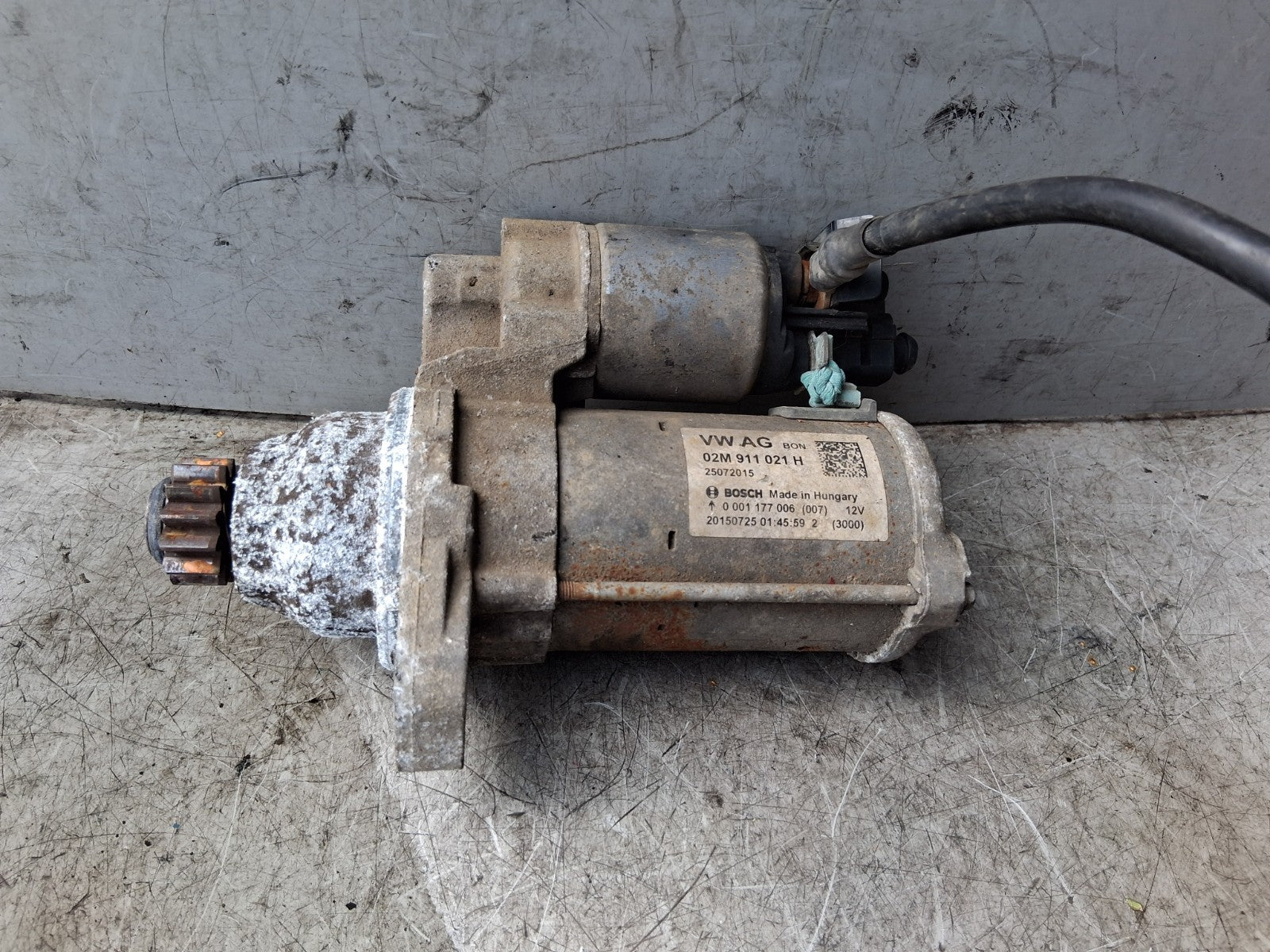 2021 VOLKSWAGEN UP CITIGO 1.0 PETROL STARTER MOTOR 02M911021H