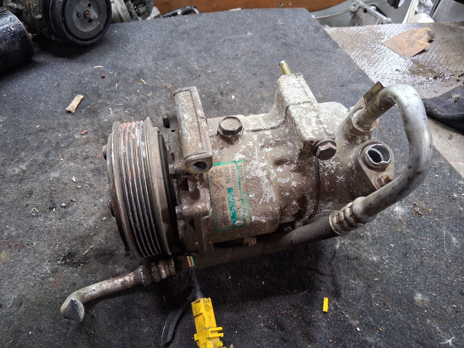 CITROEN C3 2008 1.4 HDI AIR CONDITIONING COMPRESSOR PUMP 9646273380