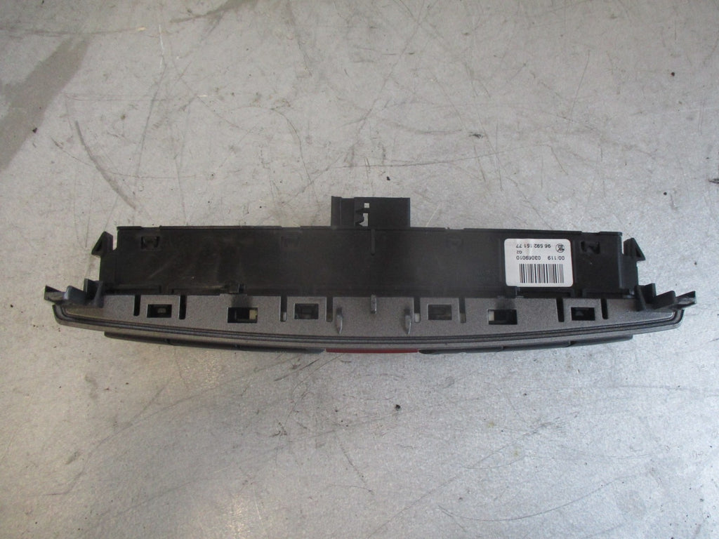 PEUGEOT 308 2009 HAZARD LIGHT ESP OFF CONTROL LOCK SWITCH PANEL TRIM 9659215177